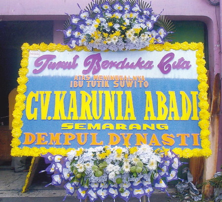 Kirim Bunga Duka Cita ke Rumah Duka Tiong Ting Solo