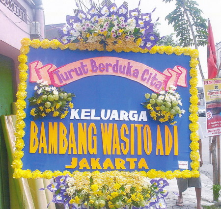 Bunga Duka Cita di Toko Bunga Solo
